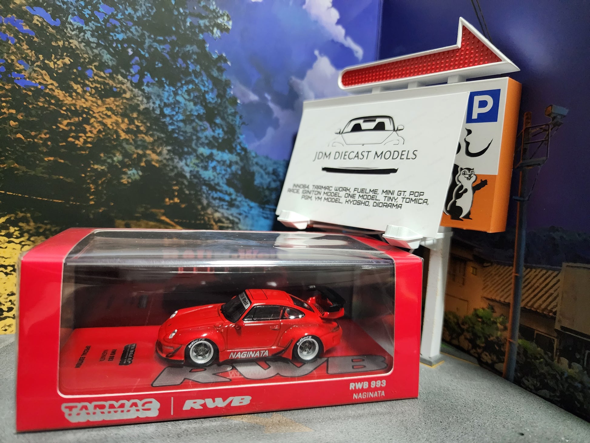 Tarmac Works RWB 993 Naginata Special Edition – JDM Diecast Models