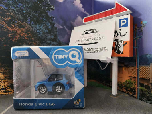 TinyQ Honda Civic EG6 Pull Back Blue TinyQ-01b