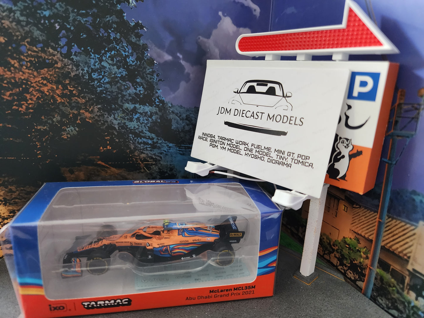 Tarmac Works McLaren MCL35M Abu Dhabi Grand Prix 2021 Lando Norris