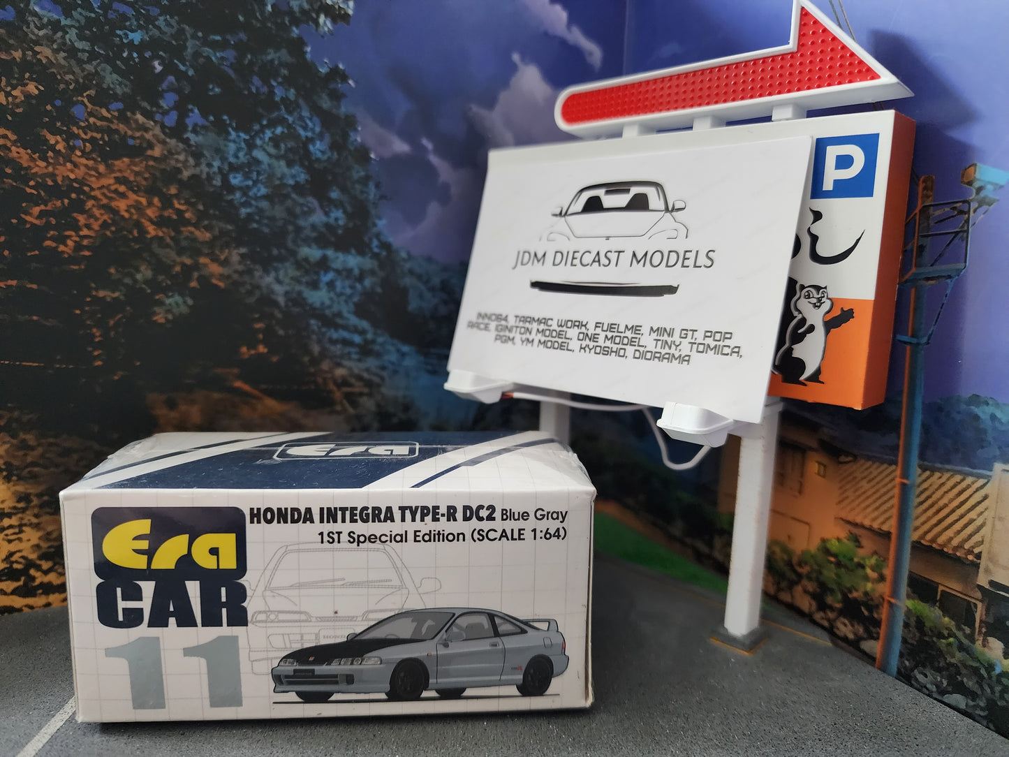 Era Car Honda Integra Type-R DC2 1st Special Edition (Blue Grey)