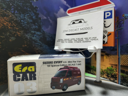 Era Car Suzuki Every 1st Special Edition Hong Kong Mini Fire Van F678