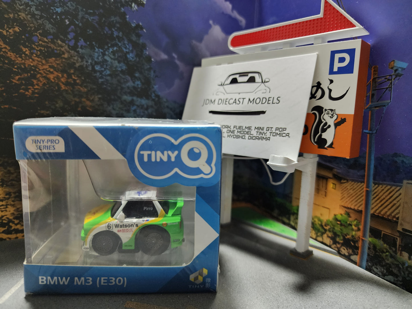 TinyQ BMW M3 (E30) Pull Back DTM #6 Watson's TinyQ-04-S4