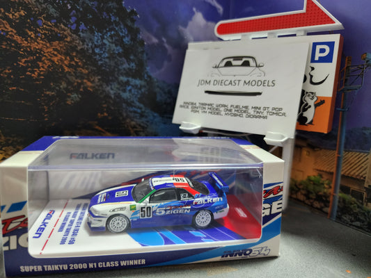 Inno64 Nissan Skyline GT-R R34 #50 "5ZIGEN FALKEN" Super Taikyu 2000 N1 Class Winner IN64-R34-5ZFALl