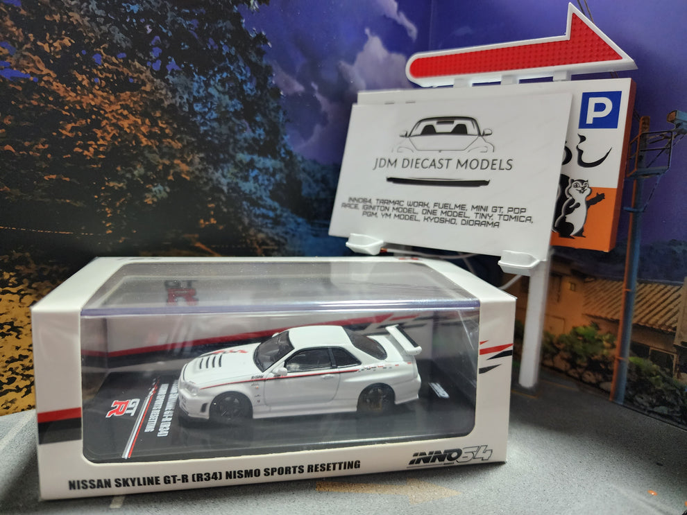 Inno64 Nissan Skyline GT-R R34 Nismo Sports Resetting IN64-R34RT-NSR ...