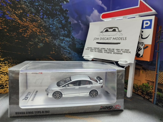 Inno64 Honda Civic Type-R FD2 Silver IN64-FD2-SIL