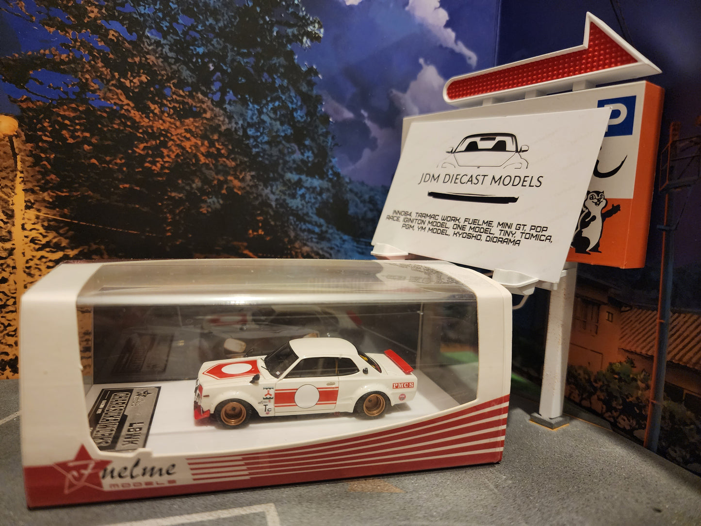 Fuelme Nissan Skyline GT-R LBWK KPGC110 Charasuka Works Racing Version