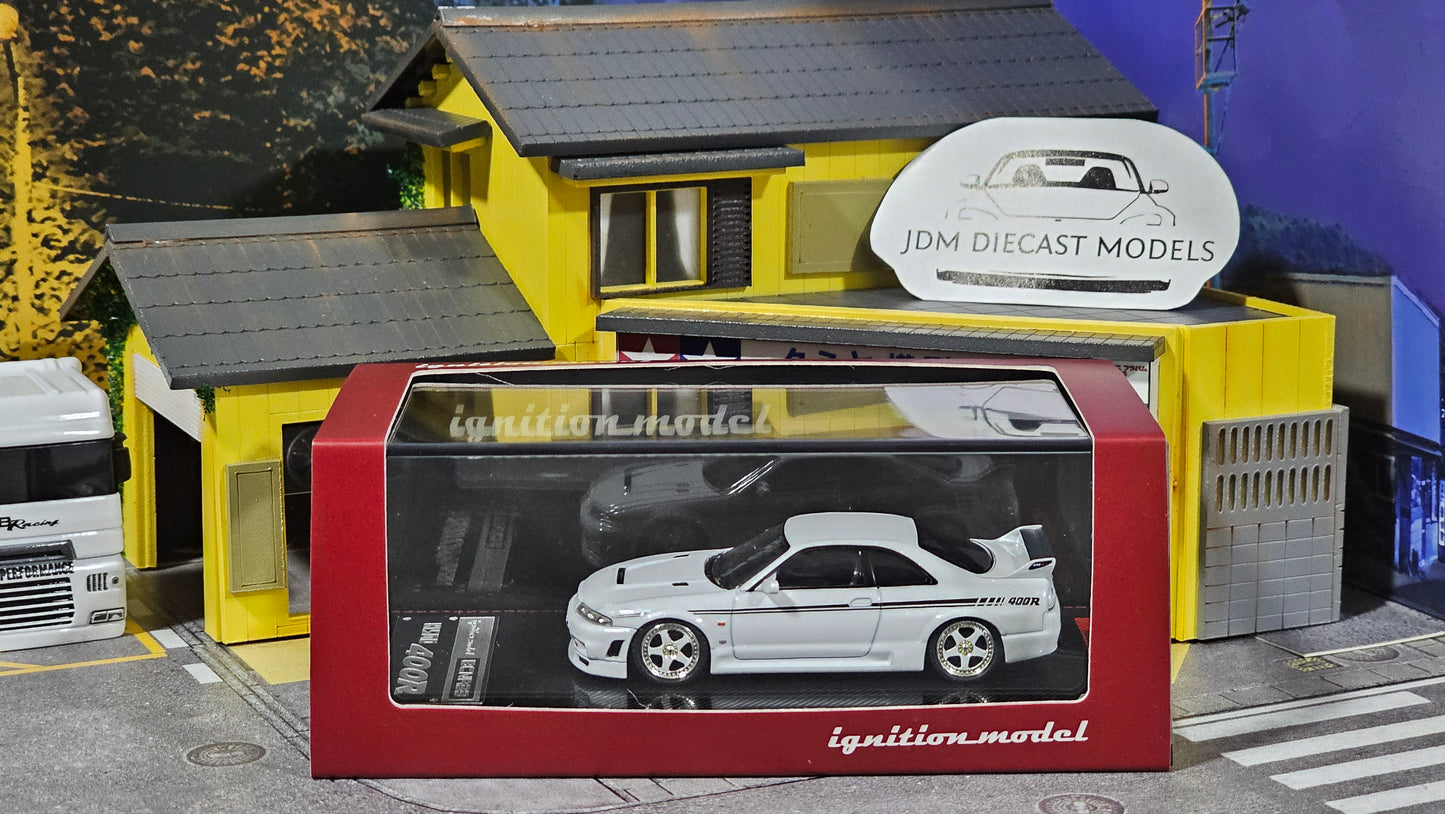 Ignition Model Nissan Skyline Nismo R33 GT-R 400R Pearl White IG2504