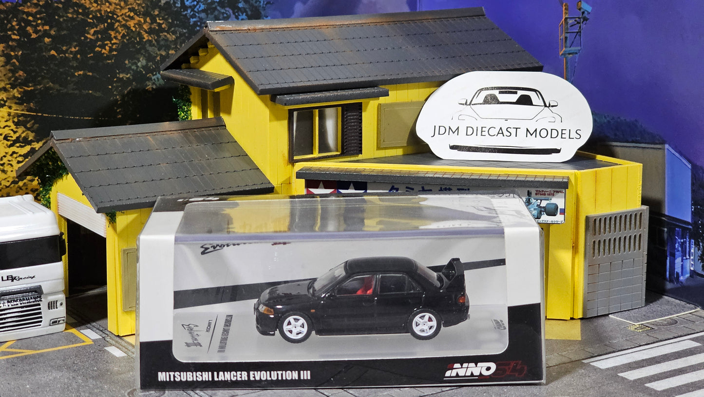 Inno64 Mitsubishi Lancer Evolution III Black 1995 IN64-EVO3-BLA