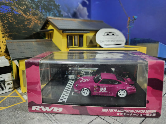 RWB Japan Official 964 Idlers #99 Bepohnka Pink 2020 Tokyo Auto Salon Limited Edition