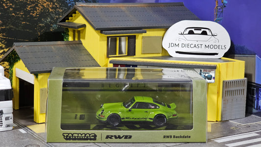 Tarmac Works Porsche RWB Backdate Olive Green T64-046-OG