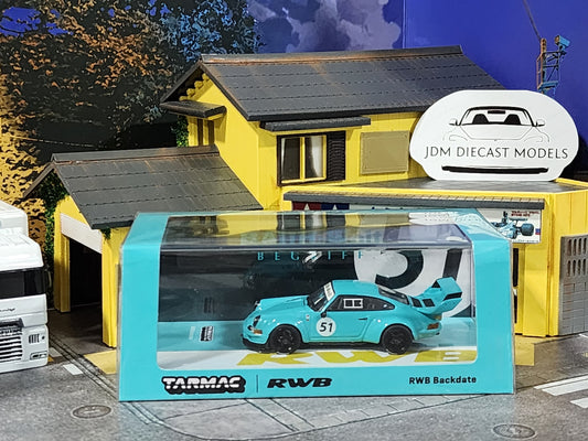 Tarmac Works RWB Backdate Blue T64-046-BL51