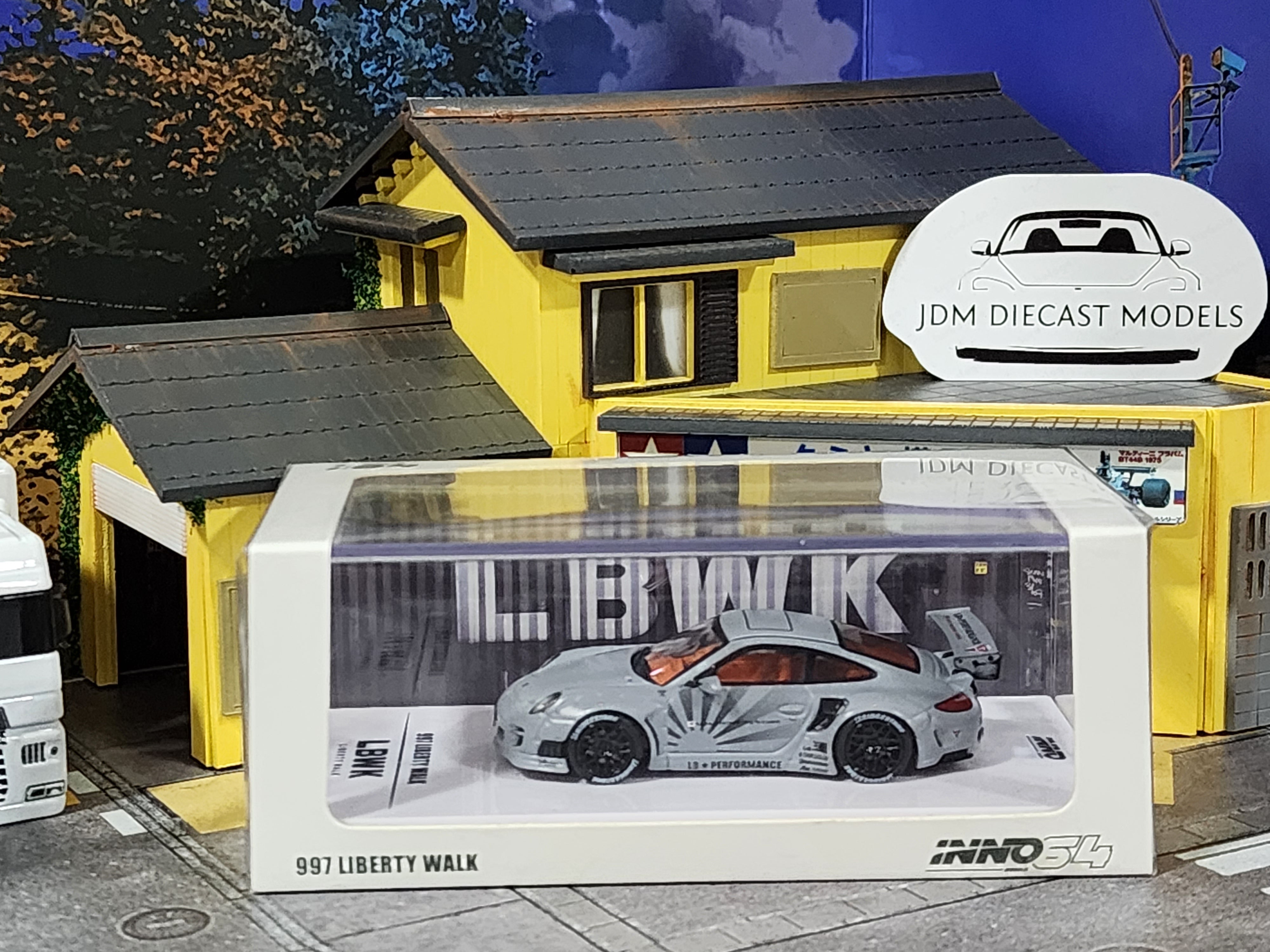 INNO64 997 Liberty Walk Matte Grey LBWK IN64-997LB-MG – JDM Diecast Models