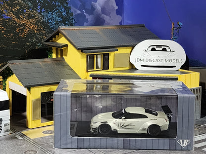 Impossible Perfect LB Skyline GT-R R35 V2 Pearl White Resin LBWK