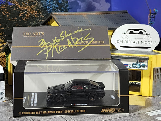 Inno64 Trackerz Fest Black Limited AE86 Black Malaysia Special Edition Signed Version