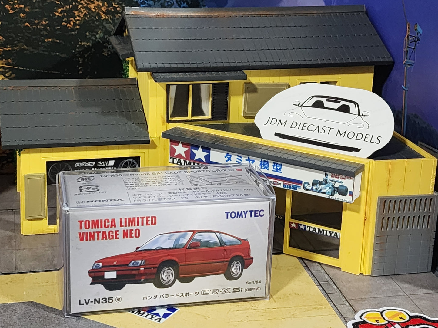Tomica Limited Vintage Honda CRX Si 1985 Red LV-N35e