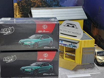 BBR Models Alfa Romeo Giulia Set of 2: GTA & GTAm Verde Montreal