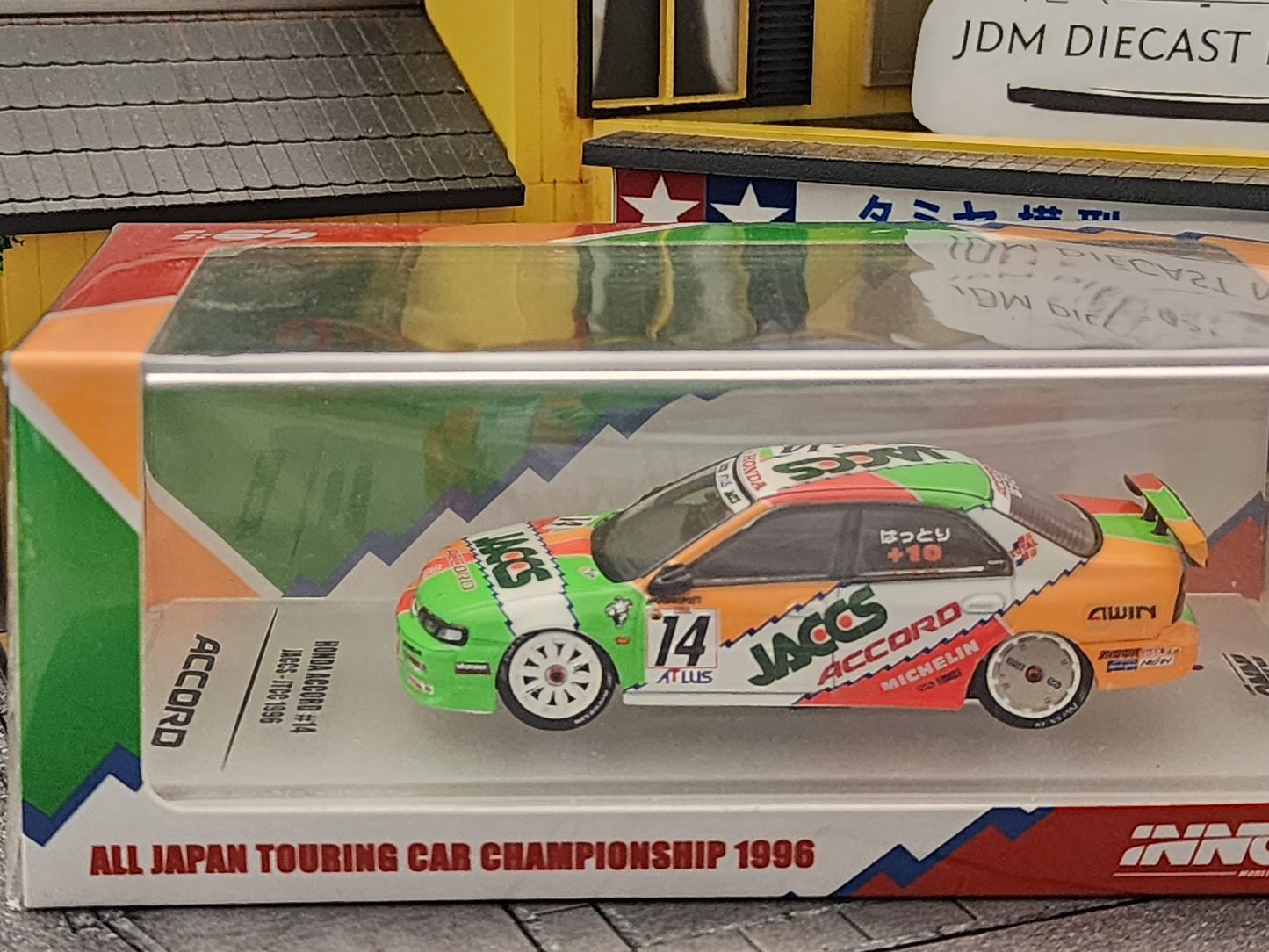 Inno64 Honda Accord CD6 #14 JACCS JTCC 1996 IN64-CD6-JA96