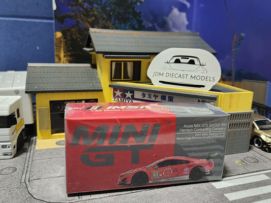 Mini GT Acura NSX GT3 EVO22 #93 2023 IMSA Daytona 24 Hrs MGT00617-L