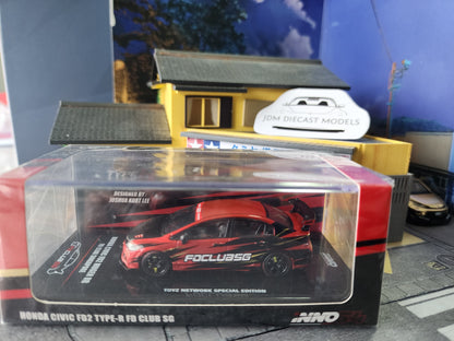 Inno64 Honda Civic FD2 Mugen RR FD CLUB Singapore TN Special Event Edition