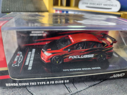 Inno64 Honda Civic FD2 Mugen RR FD CLUB Singapore TN Special Event Edition
