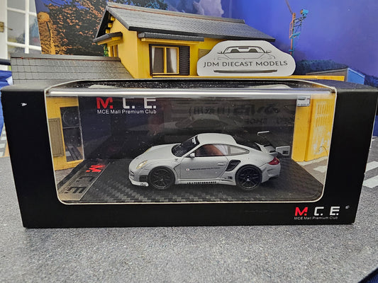 MCE 1/64 Liberty Walk LB Works Porsche 911 997 Grey