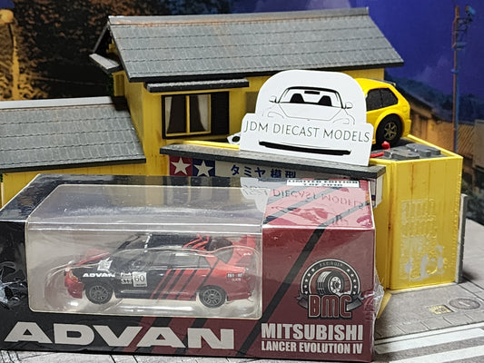 BM Creations Mitsubishi Lancer Evolution IV Advan 64B0264 2016pcs Limited Edition