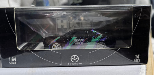 TimeMicro Nissan Skyline GT R R34 HKS with Open Bonnet & Figure