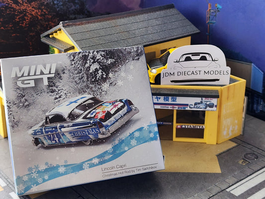 MiniGT Lincoln Capri Christmas Hot Rod By Tim Sadchikov 2024 Christmas Edition Limited to 9999 PIECES worldwide MGT00888