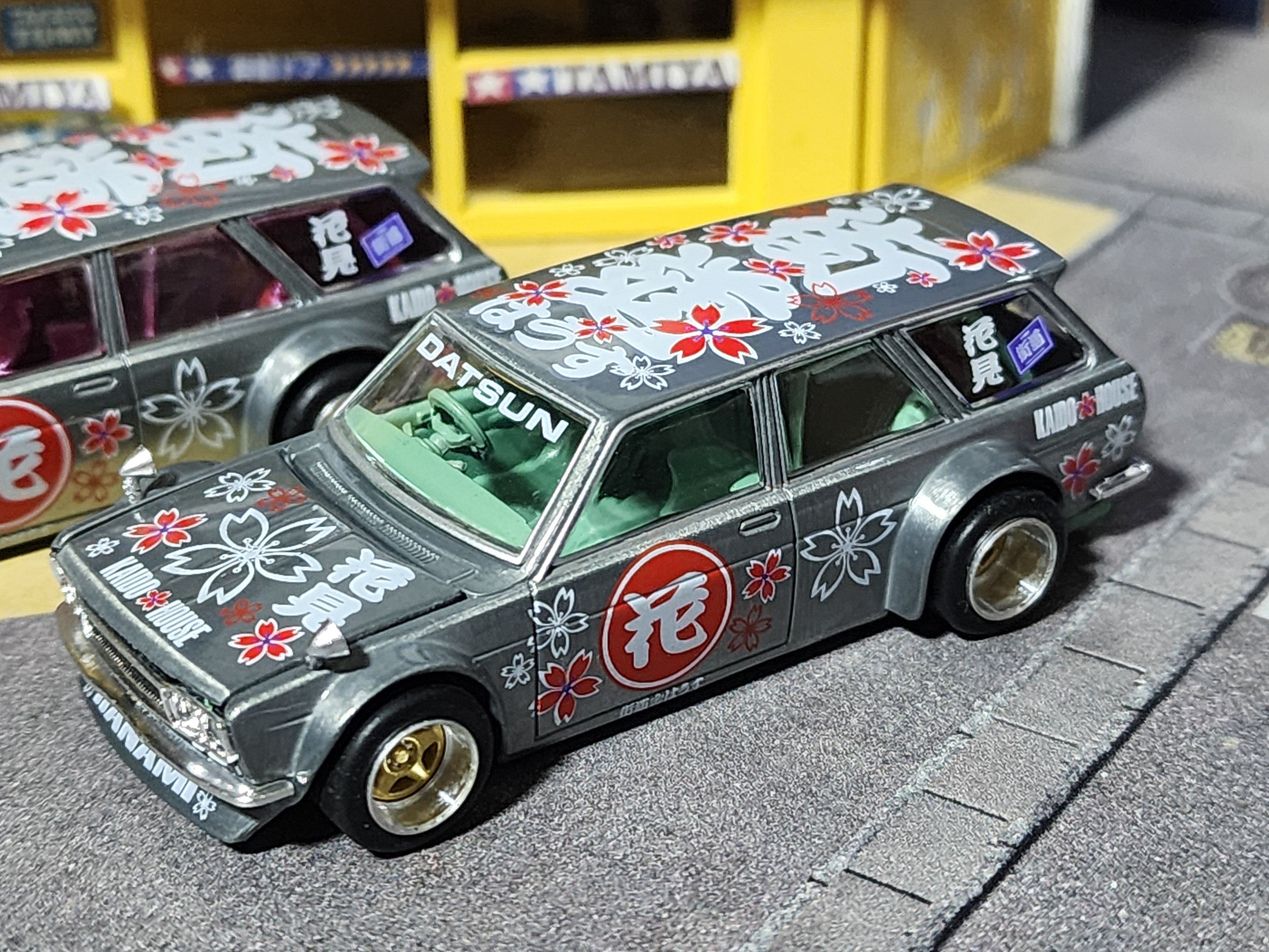 Chase Set] Kaido House Datsun Kaido 510 Wagon Hanami V1 + V2
