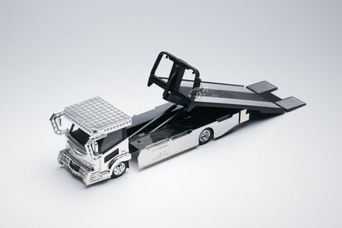 MicroTurbo Dekotora Silver Electroplating Flatbed MT6405B1