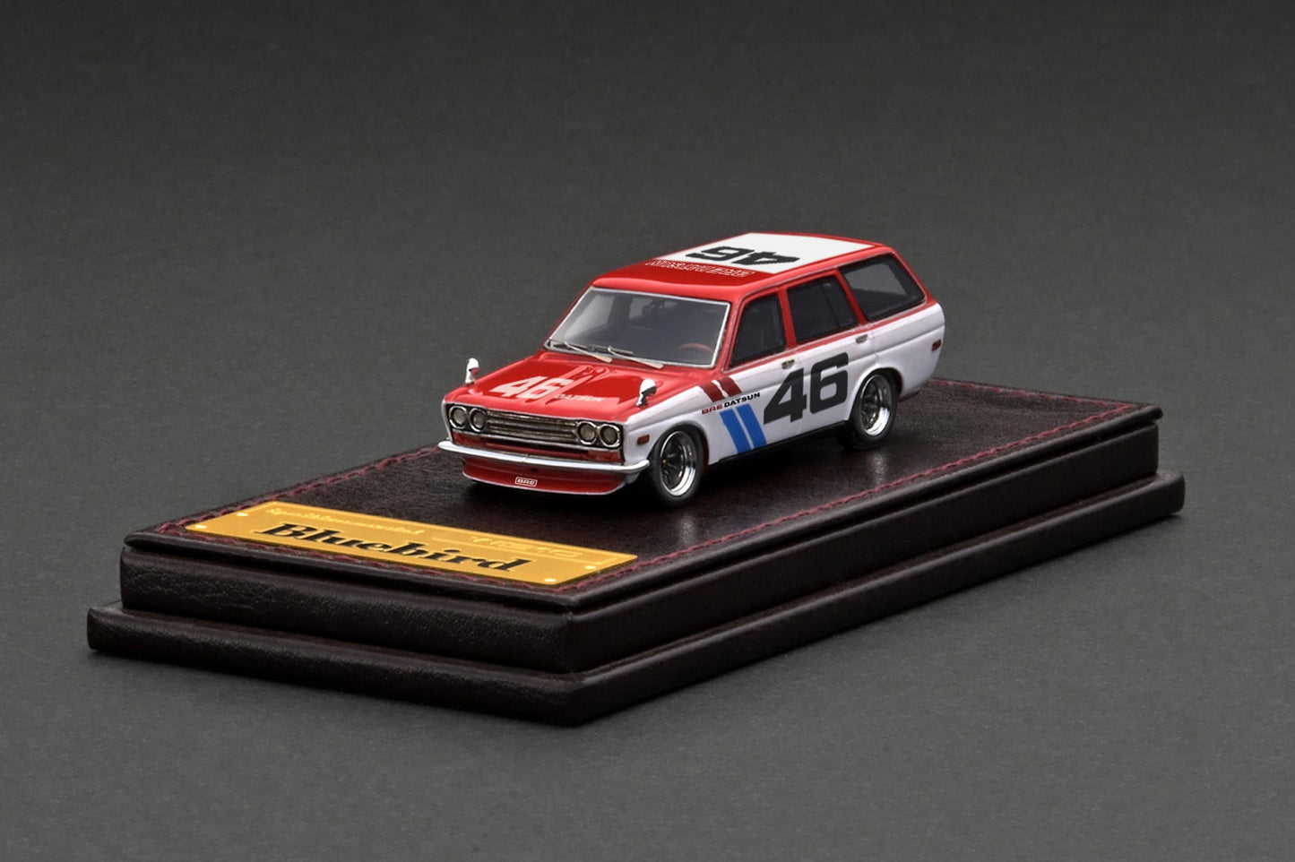 Ignition Model Datsun Bluebird (510) Wagon Red/White IG2929 Resin