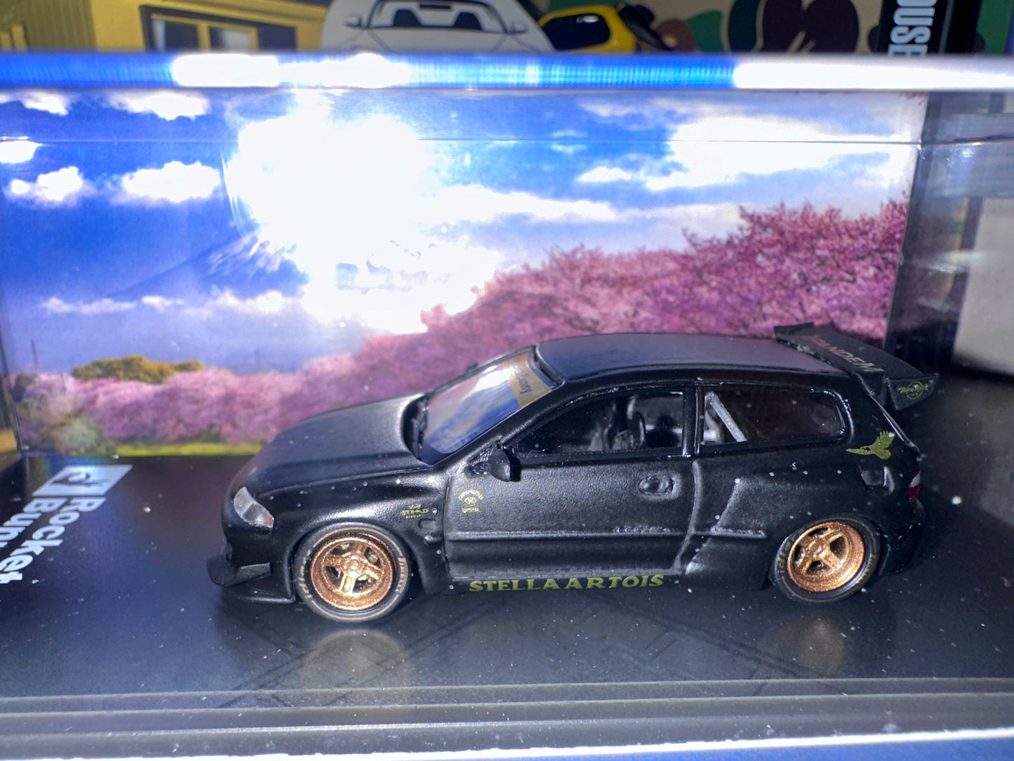 Fuji Pandem Civic EG6 Mk5 Rocket Bunny Black Stella Artois