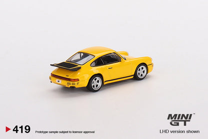 Mini GT RUF CTR 1987 Blossom Yellow MGT00419