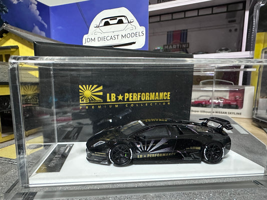 LB PERFORMANCE 1:64 LIBERTY WALK LB-WORKS Murcielago LP670 Black Resin Rare 031/999pcs