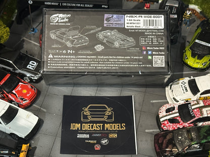 Micro Turbo Custom Honda NSX-R Wide Body Metallic Black MT6412C1