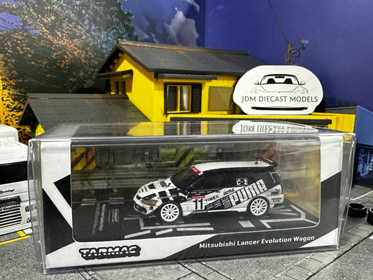 Tarmac Works Mitsubishi Lancer Evolution Wagon Super Taikyu 2000 Tokachi 24H Race Livery T64-042-PU