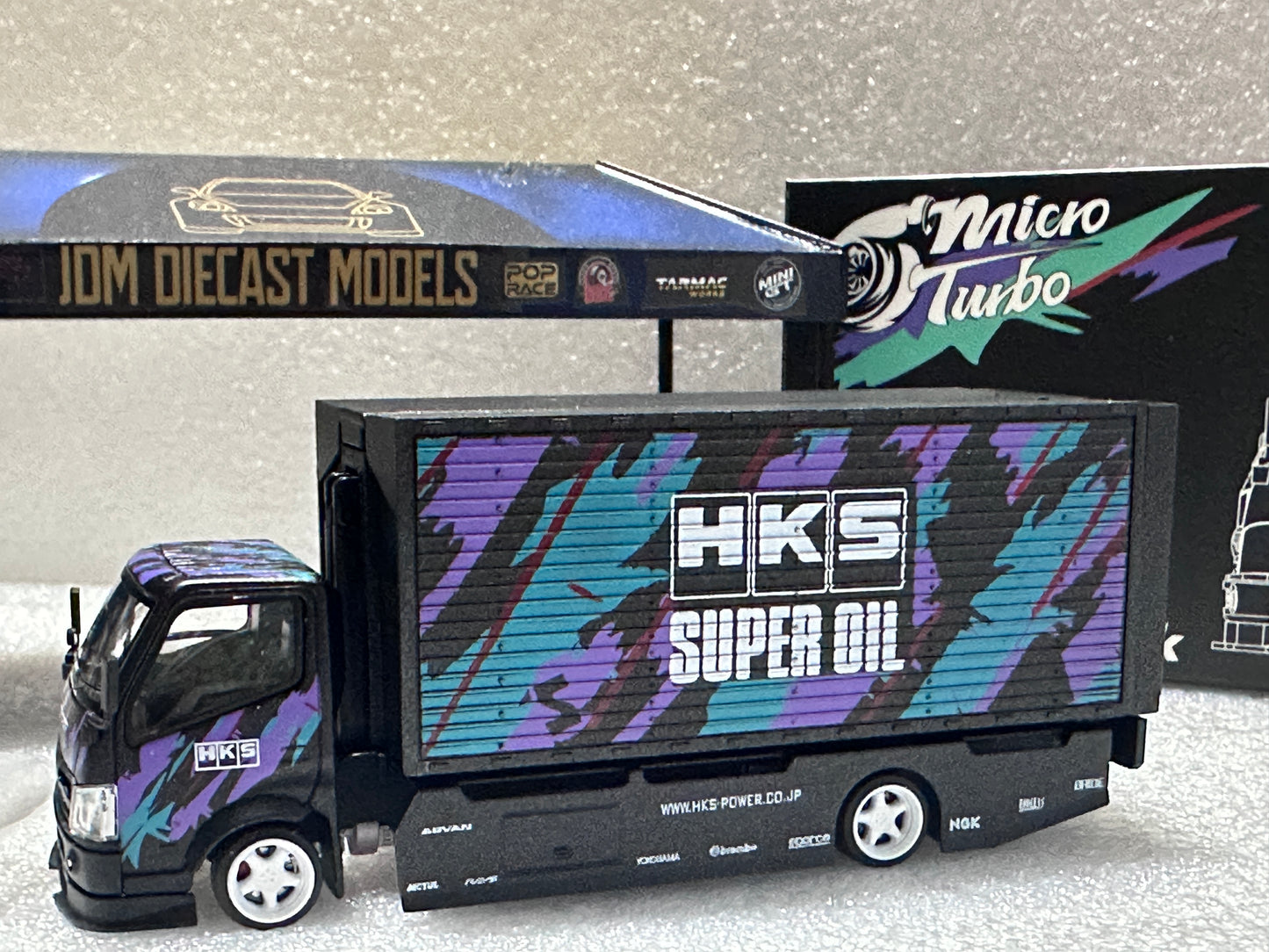 Micro Turbo HKS Custom Tow Truck Classic Black Limited Edition MT6404B7