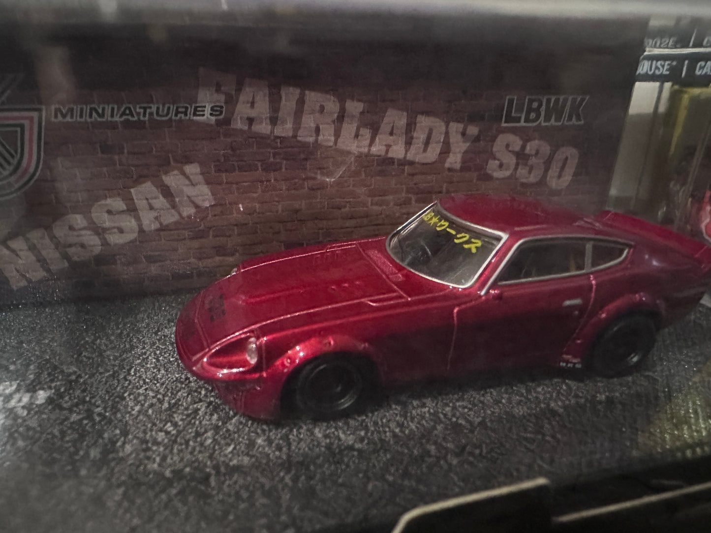 KJ Miniatures LBWK Nissan Fairlady S30 Metallic Red