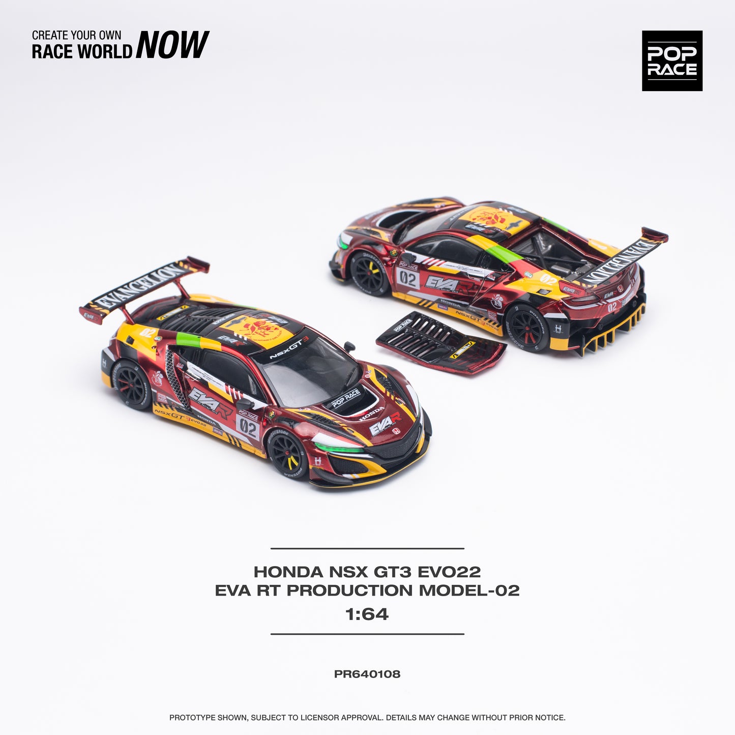 POPRACE Honda NSX GT3 EVO22 EVA RT Production Model-02