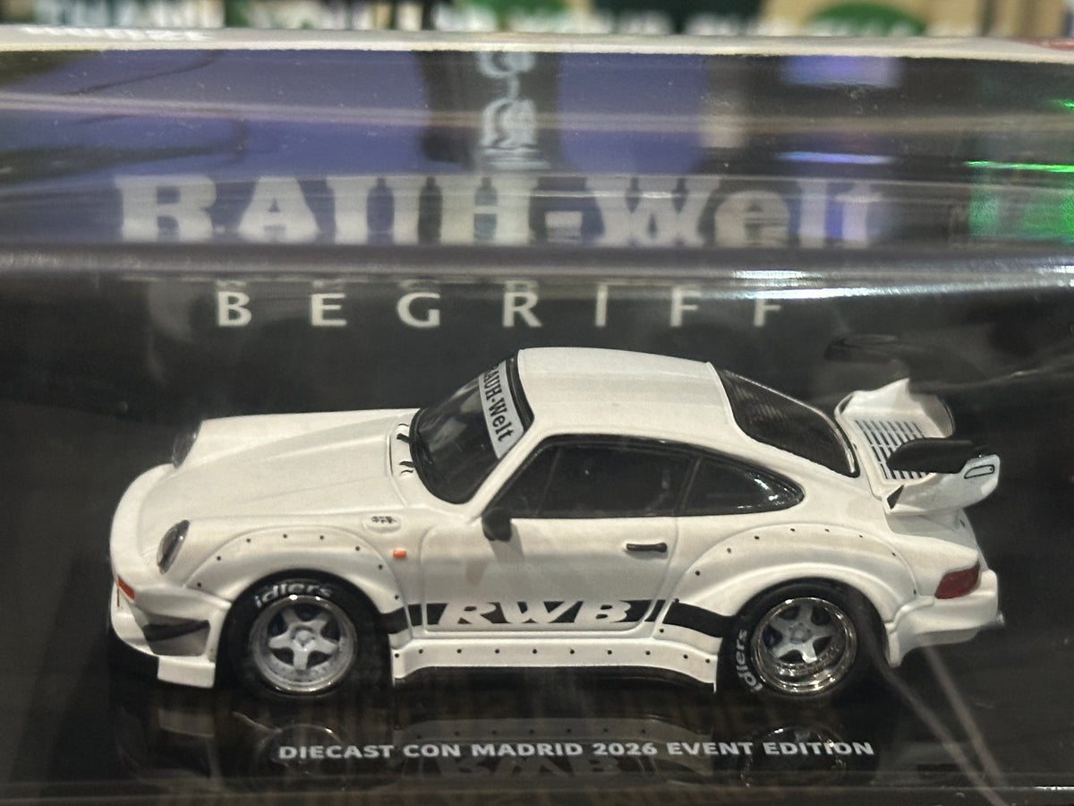 Inno64 RWB 930 Matt White Diecast Con Madrid 2026 Event Edition