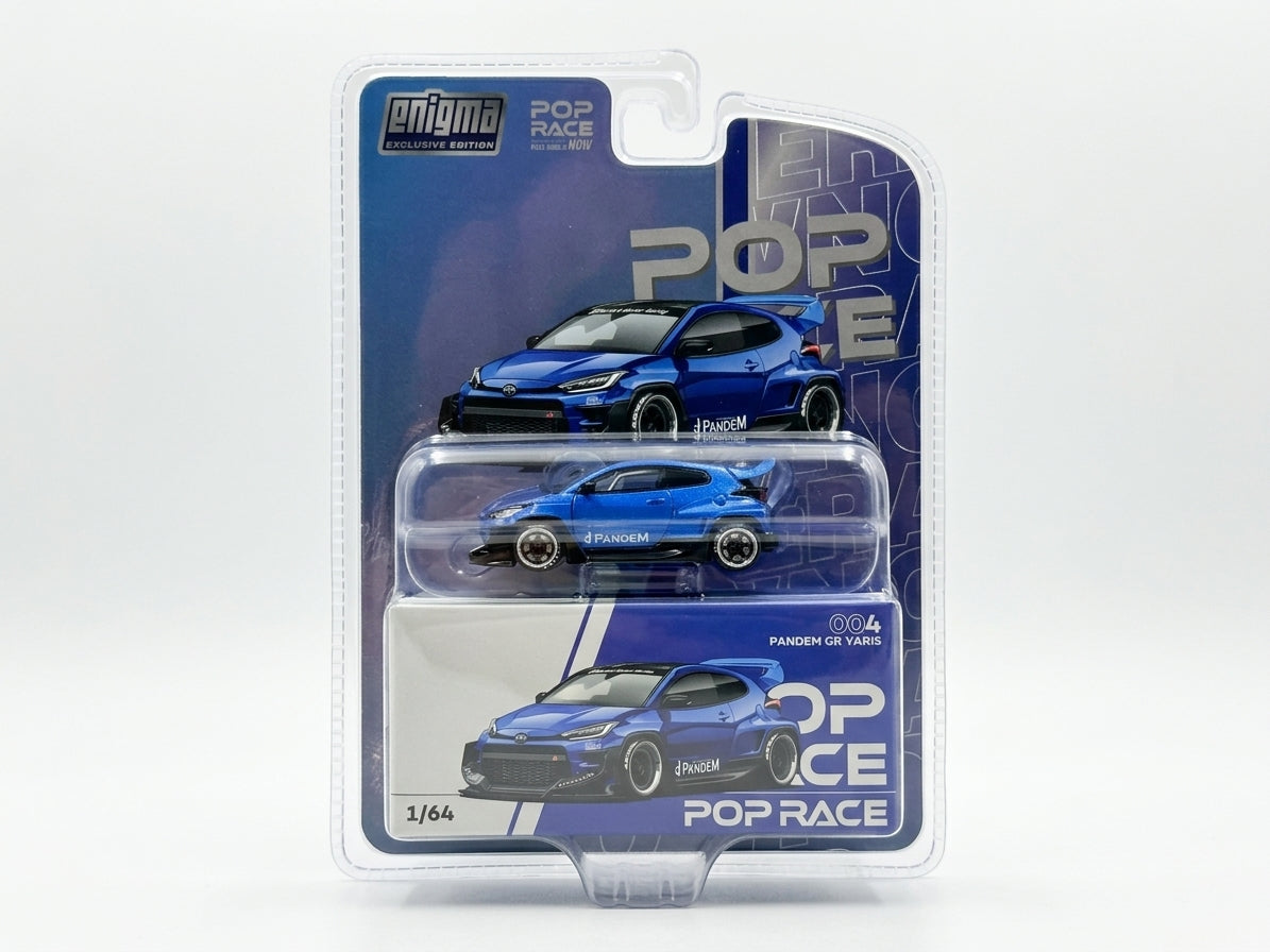 PopRace * Enigma Pandem GR YARIS Metallic Blue PRE004