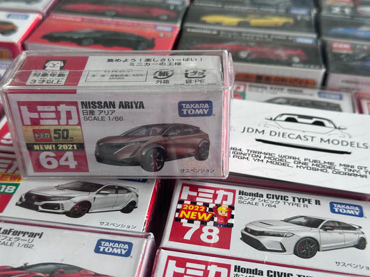 Takara Tomy Tomica No. 64 Nissan Ariya Gold 50th Anniversary 2021 First Release