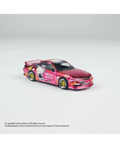 Tarmac Work VERTEX Silvia (S14) Hello Kitty Pink Chrome T64G-018-HK2