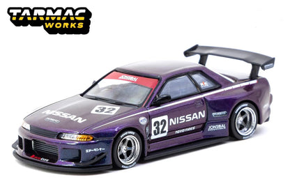 Tarmac Works Nissan Skyline (R32) Widebody (Midnight Purple) T64G-061-MP
