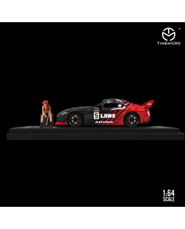 TimeMicro 1/64 Toyota Supra ADVAN with figure