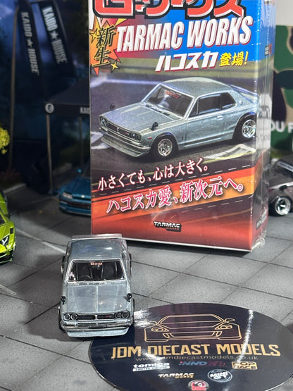 [Chase] Tarmac Works Nissan Skyline 2000 GT-R (KPGC10) - Tokyo Auto Salon 2024 Special Edition (Silver) T64G-043-SL2