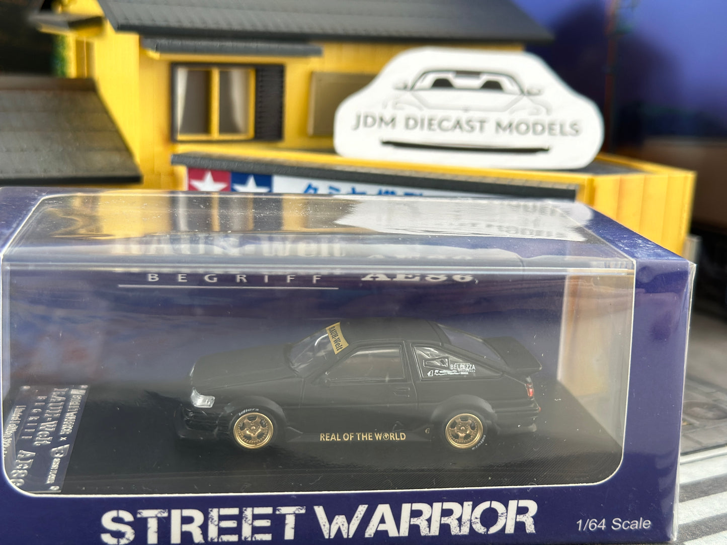 Street Weapon Toyota RWB AE86 Sprinter Trueno Wide-body Matt Black