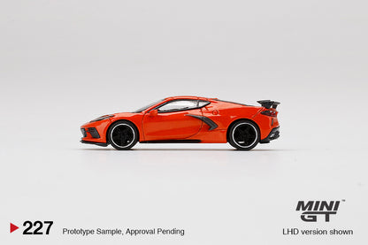 Mini GT Chevrolet Corvette Stingray 2020 Sebring Orange Tintcoat MGT00227