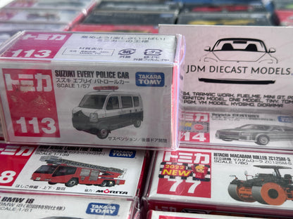 Takara Tomy Tomica No. 113 Suzuki Every Police Car