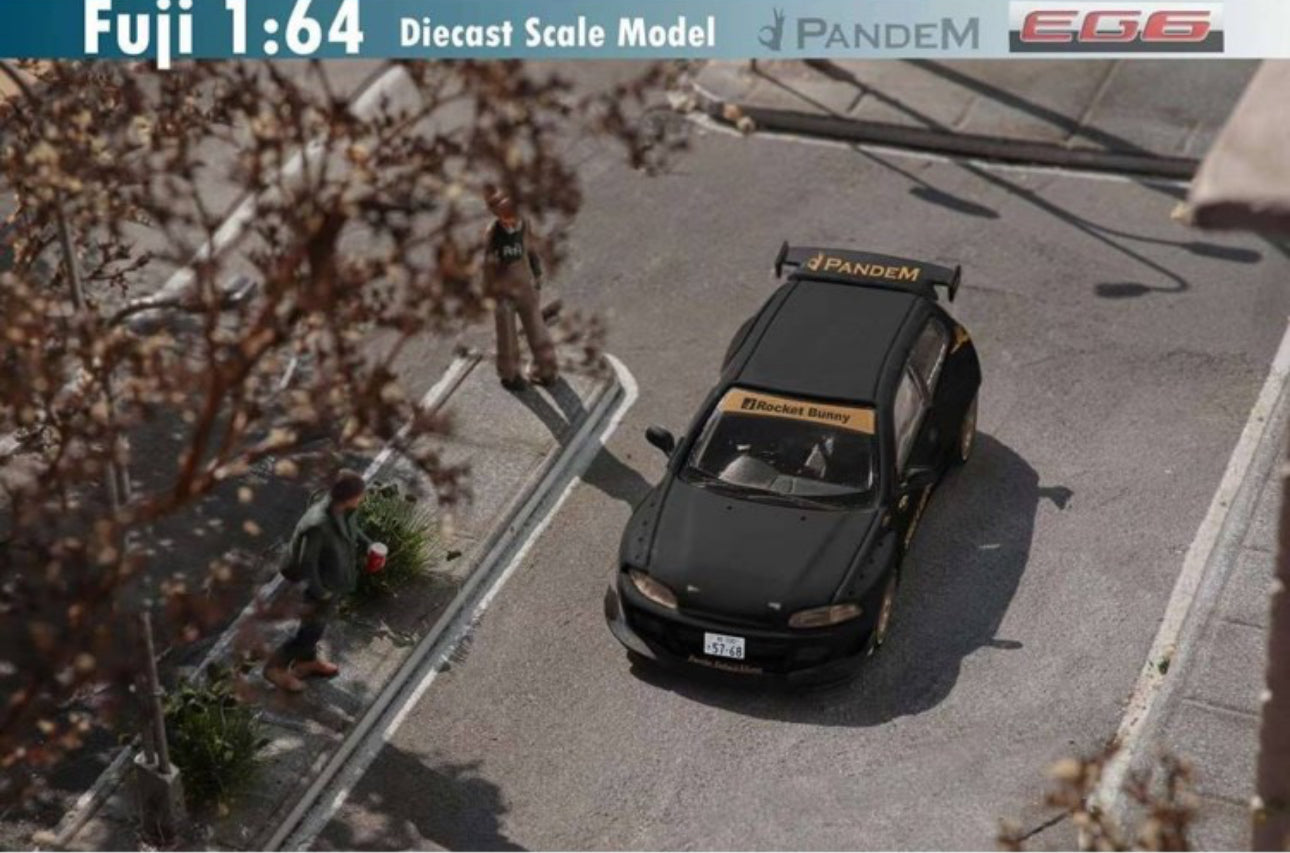 Fuji Pandem Civic EG6 Mk5 Rocket Bunny Black Stella Artois